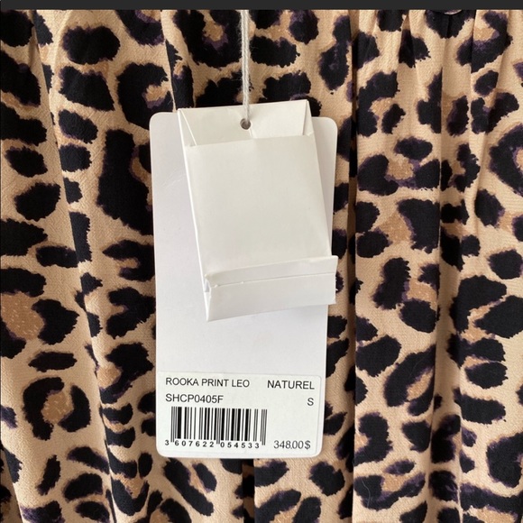 Zadig + Voltaire Rooka Leopard Print Dress Brand New Size Small - Picture 5 of 7